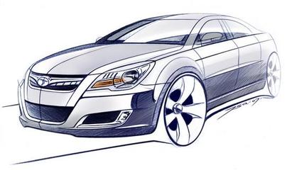 展翅欲飛，夢(mèng)想照進(jìn)現(xiàn)實(shí) 東南汽車(chē)全新自主緊湊型轎車(chē)手繪圖驚艷亮相